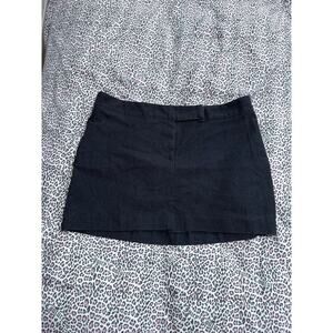 Vintage Y2K Wet Seal Women's SZ 1 Black Micro Mini Skirt Schoolgirl Baddie